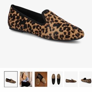 Birdies The Starling Leopard Print Women's Loafers Size 8.5